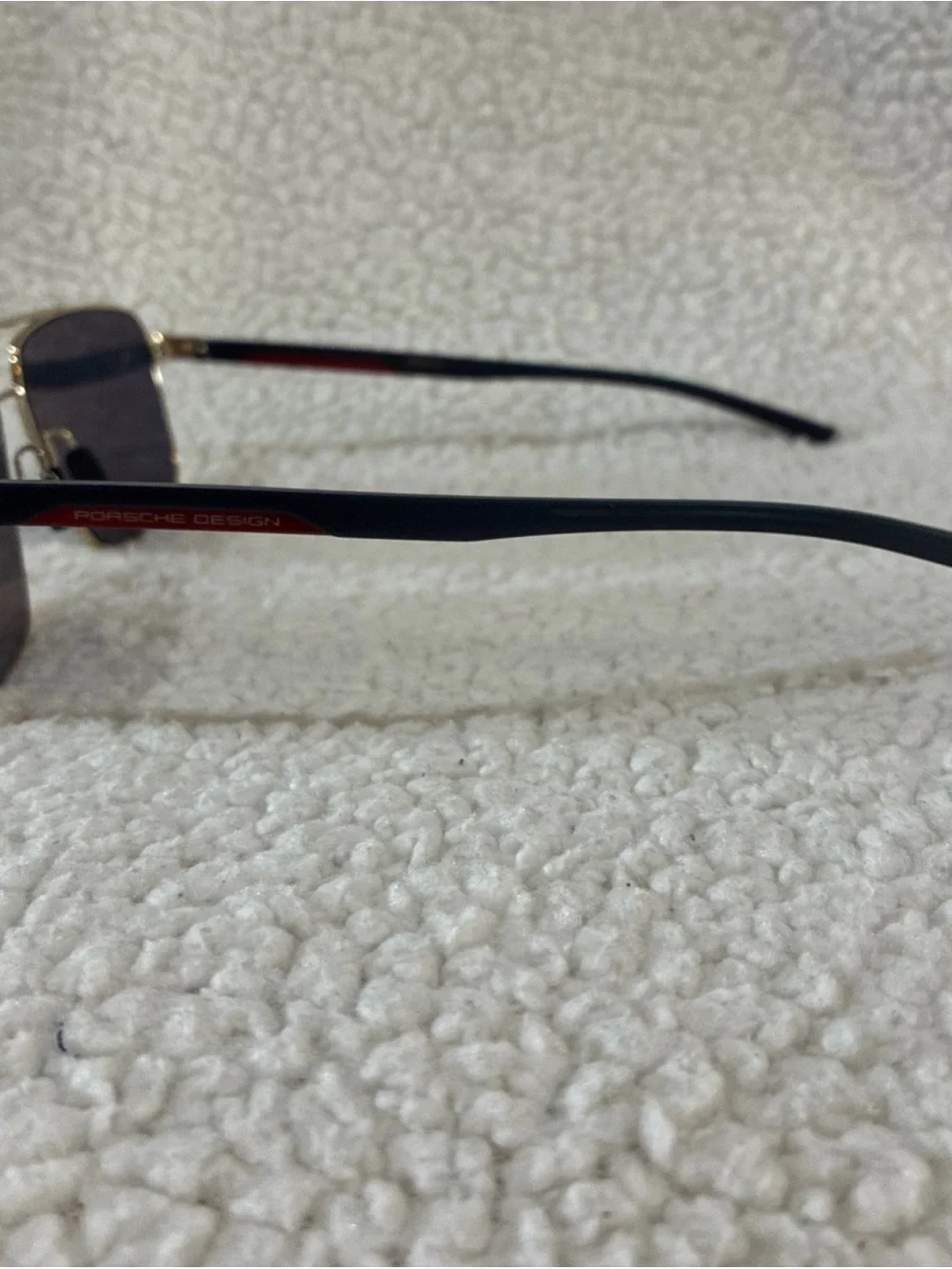 PORSCHE DESIGN Sunglasses Metal Blue Trim  With Case P844